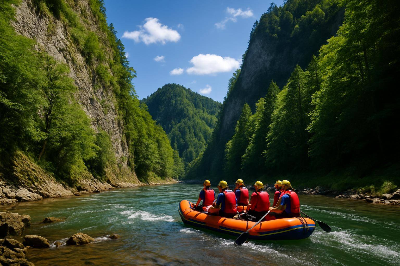 Rafting w Pieninach – co to za atrakcja i dlaczego warto spróbować?